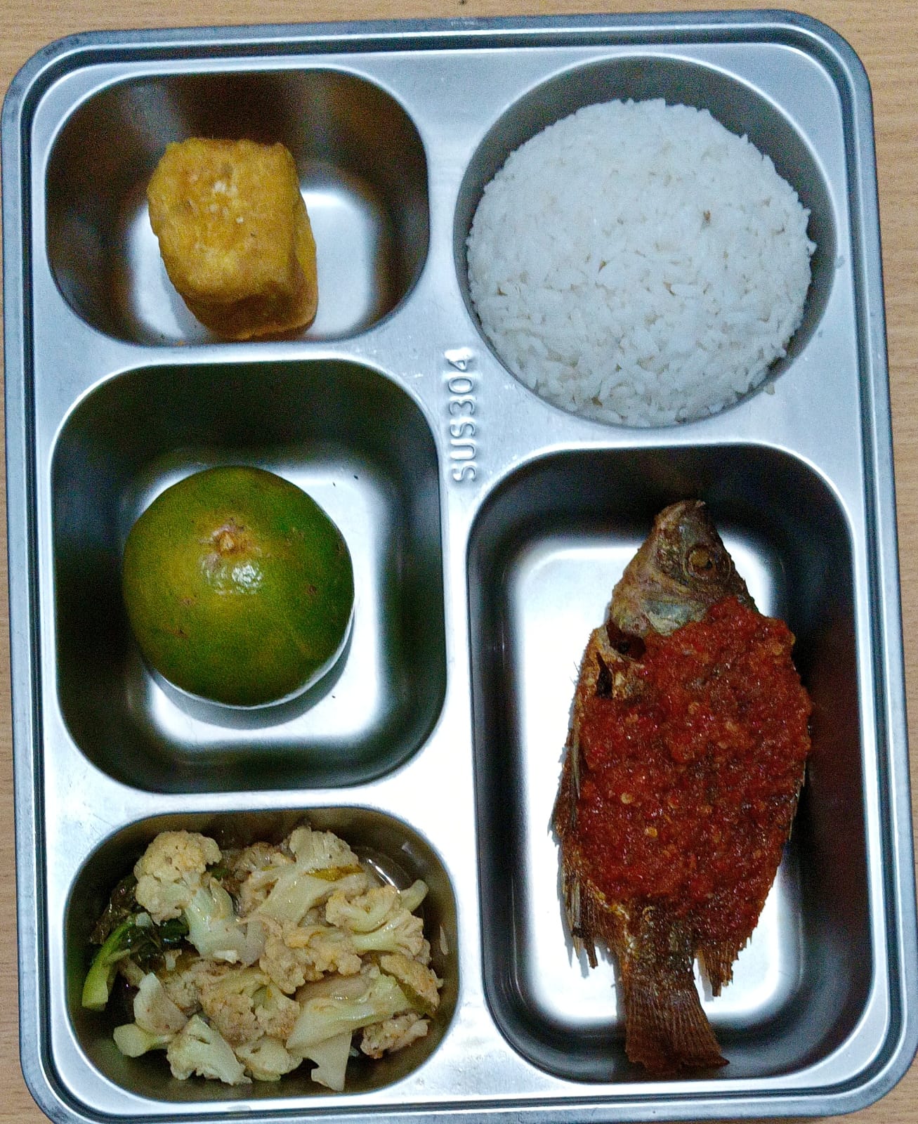 Ikan nila goreng+sambal